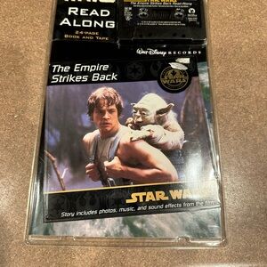 Disney Records Star Wars "The Empire Strikes Back" Read Along Book & Tape new